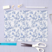Waterverf Blue Toile De Jouy Paaskonijn Tissuepapier (Craft)