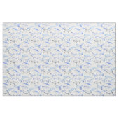 Waterverf Blue Whale Patroon 5 Stof (Fat Quarter)