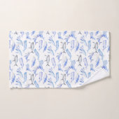 Waterverf Blue Whale Patroon Bad Handdoek (Handdoek)