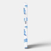 Waterverf Blue Whale Patroon Case-Mate iPhone Case (Achterkant / Links)