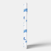 Waterverf Blue Whale Patroon Case-Mate iPhone Case (Achterkant / Rechts)