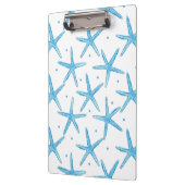 Waterverf Blue Zee Stars Patroon Klembord (Links)