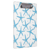 Waterverf Blue Zee Stars Patroon Klembord (Rechts)