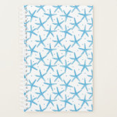 Waterverf Blue Zee Stars Patroon Planner (Voorkant)