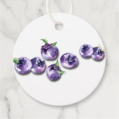 Waterverf Blueberries String Label (Voorkant)