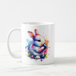 Waterverf Blueberry Bunny Koffiemok