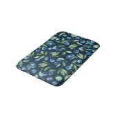 Waterverf Blueberry donker achtergrondpatroon Badmat (Gekanteld)