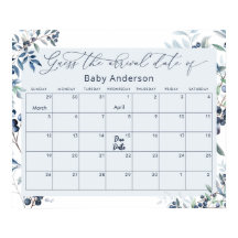 Waterverf Blueberry Raad de vervaldatum Poster