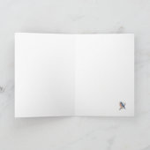 Waterverf Bluebird bedankkaart (Binnen)