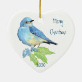 Waterverf Bluebird Blue Bird Art Keramisch Ornament