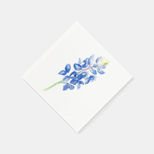 Waterverf Bluebonnet 1 Servet (Hoek)