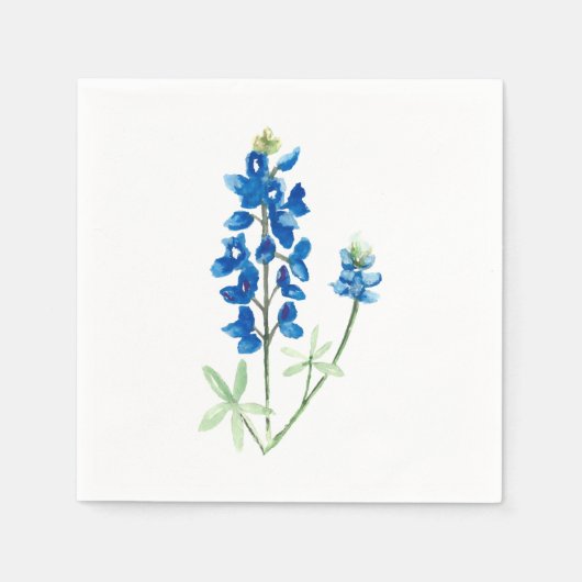 Waterverf Bluebonnet 6 Servet (Voorkant)