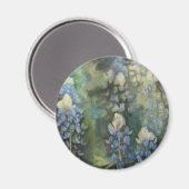 Waterverf Bluebonnets Magneet (Voorkant / Achterkant)