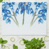 Waterverf Bluebonnets Theedoek (Gevouwen)