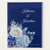 Waterverf BlueFlower Boeket- Wedding-Planner Planner (Achterkant)