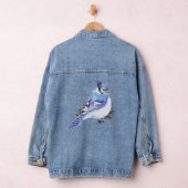 Waterverf Bluejay Wildlife Natuur Vogelkunst Denim Jacket (Hangar)