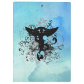 Waterverf {blues} Chiropractic Clipboard Klembord (Achterkant)