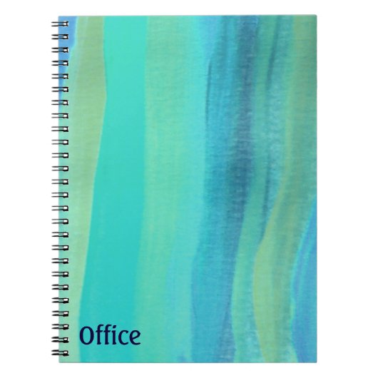 Waterverf Blues Notitieboek (Voorkant)