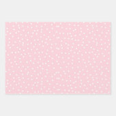 Waterverf Blush Bloemen Eiffeltoren Patroon Inpakpapier Vel (Voorkant 3)