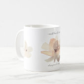 Waterverf Blush Bloemige Monet Koffiemok (Voorkant links)