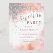 Waterverf blush diamant luxe roos goud, zoet 16 kaart (Voorkant / Achterkant)