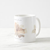 Waterverf Blush Floral Monet Coffee Mok (Voorkant rechts)