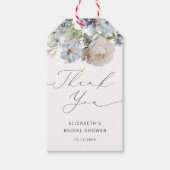 Waterverf Blush Floral Vrijgezellenfeest Hartelijk Cadeaulabel (Voorkant)