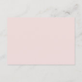 Waterverf Blush Flowers Weddenschap op cadeaus Informatiekaartje (Achterkant)