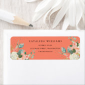 Waterverf Blush Pink Floral Geometric Wedding La Etiket (Insitu)