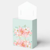 Waterverf Blush Pink Floral Wedding Bedankdoosjes (Geopend)