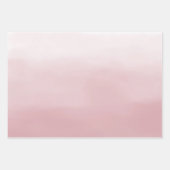 Waterverf Blush Pink Ombre   Inpakpapier Vel (Voorkant 2)