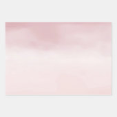 Waterverf Blush Pink Ombre   Inpakpapier Vel (Voorkant)