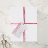 Waterverf Blush & Roos Gold Place Card-kaart Cadeaulabel (Met Touw)