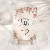 Waterverf Blush Roze Bloemen Vrijgezellenfeest Kaart