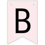 Waterverf Blush Roze Bruids Bunting Banner (Derde vlag)