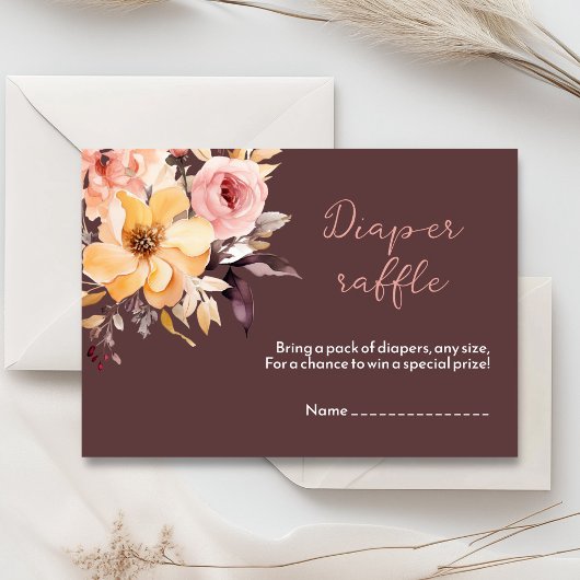 Waterverf blush roze meisje baby shower kaart