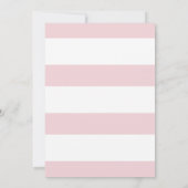 Waterverf Blush roze pony bevestiging Kaart (Achterkant)