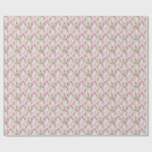 Waterverf Blush Roze Rosebuds Cadeaupapier (Vlak)