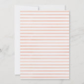 Waterverf Blush roze roze bruiloft Kaart (Achterkant)