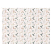 Waterverf Blush Roze Walvis Dolfijn Ocean Zee Meis Tafelkleed (Voorkant (Horizontaal))