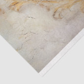 Waterverf blush rozen antiek klok gouden grunge tissuepapier (Detail)