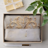 Waterverf blush rozen gouden Victoriaans ornamente Tissuepapier (Geschenk)