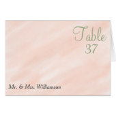 Waterverf Blush Sage Green Wedding (Voorkant Horizontaal)