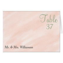 Waterverf Blush Sage Green Wedding