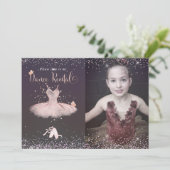 Waterverf Blush Tutu n Butterflies Dance Overwegin Kaart (Staand voorkant)