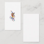 Waterverf bmx visitekaartje (Voorkant / Achterkant)