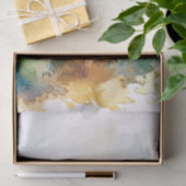 Waterverf Boat op de Kust Decoupage Tissuepapier (Geschenk)