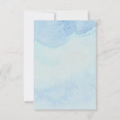 Waterverf Boat Wedding Save the Date Kaart (Achterkant)
