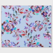 Waterverf bodemloos naadloos patroon. Handtekening Cadeaupapier (Vlak)