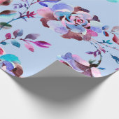 Waterverf bodemloos naadloos patroon. Handtekening Cadeaupapier (Hoek)